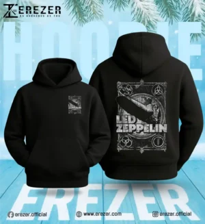 Band Themed Printed Hoodie